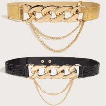2pcs Women's Versatile Detachable Chain Strap - Multicolor - View 8