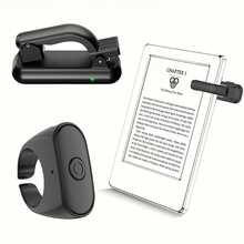 Pembalik Halaman Nirkabel Multifungsi & Remote Kamera, Kompatibel dengan Kindle, Tablet iOS dan Android, Dilengkapi dengan Baterai Lithium Isi Ulang dan Pengisian Daya USB - View 3