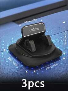 1pc 360° Rotating Dashboard Phone Holder, Nano Gel Base Enhanced Grip, Auto Lock Prevent Overheating, Suitable For Phones With Or Without Cases - Multicolor - View 14