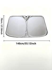 Portable Universal Car Windshield Sunshade - Interior Heat Insulation Front Windshield Cover, Summer Car Front Windshield Sunshade, UV Protection And Heat Insulation Sunshade - Car Sunshade - View 8