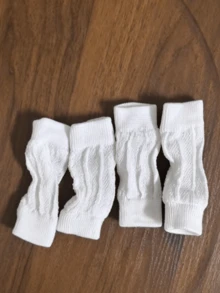 4/8pcsBreathable Mesh Elbow And Knee Sleeves, Soft And Stretchy Knitted Protectors, Lightweight And Hassle-Free Cushioning Sleeves, Durable And Reusable, Easy To Clean, Flexible Joint-Fitting Protection, Comfortable And Non-Stuffy Support Sleeves - Multicolor - View 11