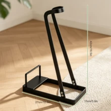 Lislark Vacuum Cleaner Rack, Freestanding Handheld Vacuum Cleaner Storage Rack, Storage Rack, Organization Rack, Open Rack Design Suitable For Vacuum Cleaners, Multifunctional Rack I Vacuum Cleaner Rack I Vacuum Cleaner Stand I Upright Vacuum Cleaner - Black Regular - View 2