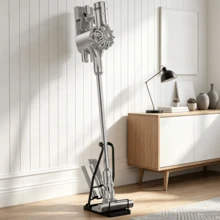 Lislark Vacuum Cleaner Rack, Freestanding Handheld Vacuum Cleaner Storage Rack, Storage Rack, Organization Rack, Open Rack Design Suitable For Vacuum Cleaners, Multifunctional Rack I Vacuum Cleaner Rack I Vacuum Cleaner Stand I Upright Vacuum Cleaner - Black Upgrade - View 10