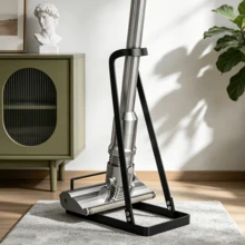 Lislark Vacuum Cleaner Rack, Freestanding Handheld Vacuum Cleaner Storage Rack, Storage Rack, Organization Rack, Open Rack Design Suitable For Vacuum Cleaners, Multifunctional Rack I Vacuum Cleaner Rack I Vacuum Cleaner Stand I Upright Vacuum Cleaner - Black Regular - View 9