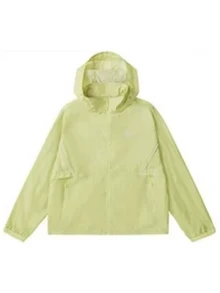 CAMEL CROWN Unisex Hooded Sun Protection Jacket, Lightweight Breathable Outdoor Mountaineering Coat - Fluorescent Green - View 3