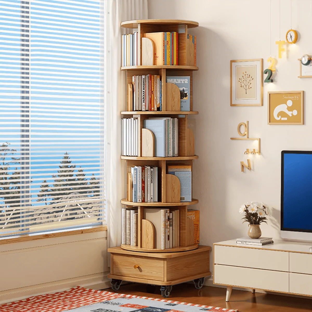 Bookcases - 木材 + 6 + 中密度纖維板 - 查看 1