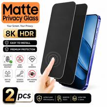 2PCS Matte Privacy Tempered Glass Screen Protector For IPhone 17 Pro Max/16 Pro Max/16 Plus/15 Pro/15 Pro Max/14/13/12/11 Series, 9H Anti-Spy Frosted Glass Shield, Full Screen Coverage, Anti-Glare Matte Surface, HD Clear Display, Fingerprint Resistant Coating, Scratch Protection, Smooth Soft Touch Experience, Case Friendly Design - Black - View 16
