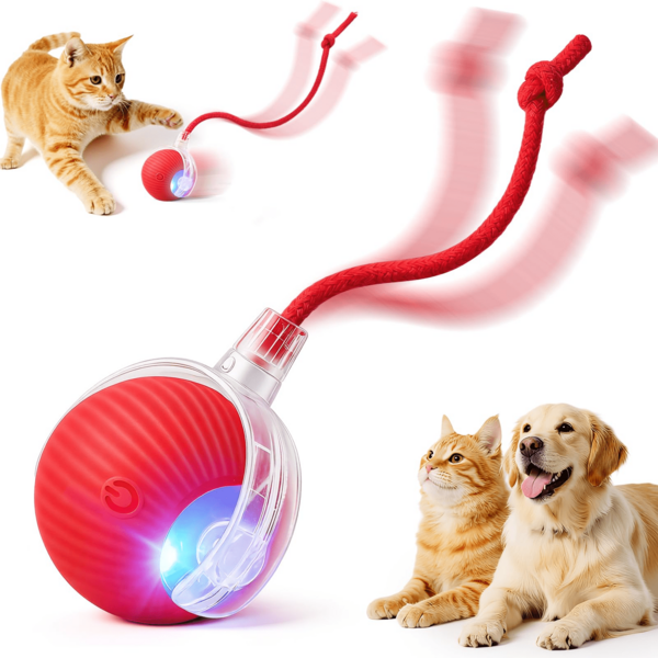 1 pieza Bola rodante inteligente de gravedad, juguete eléctrico para gatos, juguete de auto-entretenimiento para aliviar el aburrimiento de los gatitos, juguete interactivo para gatos