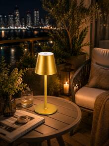 Modern Rechargeable LED Desk Lamp - Detachable Touch Control Night Light, Portable Wave Design, Rechargeable 1200mAh Battery - Dimmable, Touch Control Bedroom And Dining Atmosphere Night Light, Bedside Lamp, Couple Dinner - Bedroom, Dining Room, Atmosphere Decor Desk Lamp - Multicolor - View 7