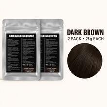 Hair Thickening Fiber Powder Refill 2 Bags 25g*2 Total 50g Multi-Color Options Natural Hair Visual Filling Unisex Hair Filler Powder Waterproof Sweat-Resistant Long-Lasting Non-Fading - Multicolor - View 16