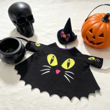 23 Inch Porch Goose Costume Halloween Black Cat Witch Pumpkin Barrel Holiday Party Goose Costume - Black - View 4
