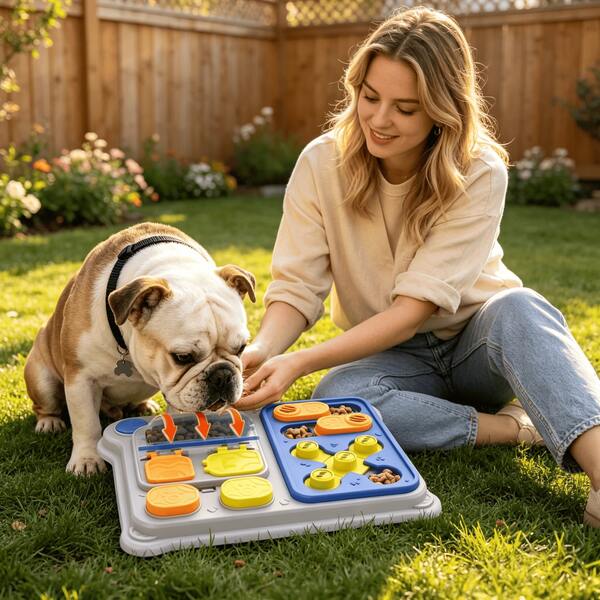 Free From Battery Power, This Pet Entertainment Toy Provides Fun Brain-Training Challenges And Prevents Pets From Swallowing Food Hastily, Making It An Ideal Choice For Both Dogs And Cats.