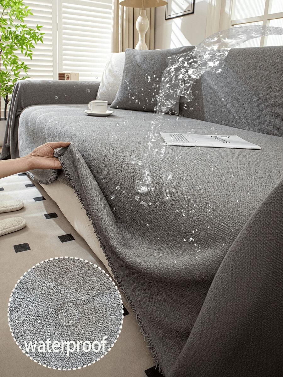 1pc Universal Sofa Cover - Fits Single, Loveseat, 3-Seater And 4-Seater Sofas, Machine Washable, Modern Home Decor