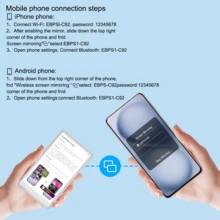 Magnetic Phone Vlog Selfie Monitor With High-Definition Screen Display - Rechargeable 36V Dual Power (Battery/USB), Compatible With IOS And Android Phones, With Remote Control, Wireless Rear Camera Monitor, Suitable For Live Streaming, Content Creation, Selfie, Video Recording, Etc. Tools, Cameras - T2 - View 11