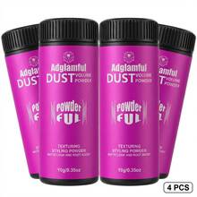 Adglamful 4-Pack Volumizing Styling Powder, Summer Waterless Quick Refreshing Oil Control, Sweat-Resistant Lightweight Matte Finish For Fluffy Hairstyle - Powder - View 3