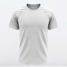 Camiseta Dry Fit Masculina Raglan Casual Lisa Premium Proteção UV Solar para Academia, Treino e Casual - Branco - Visão 7