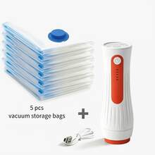 Two-In-One Vacuum Pump, Which Has Both Vacuuming And Inflating Functions, Is Suitable For Vacuum Packaging, Clothing Storage, Such As Swimming Rings, Outdoor Inflatable Sleeping Pads And Inflatable Toys. Camping. Summer.Autumn & Winter - Multicolor - View 12