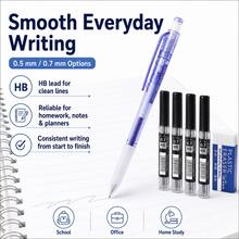 6PCS/SET Shake Mechanical Pencil Set, Random Color Pencils , 0.5mm, 0.7mm Or Mixed Size Stationery Set For Students, School, Office, Homework, Notes And Sketching - Multiple Styles - View 9