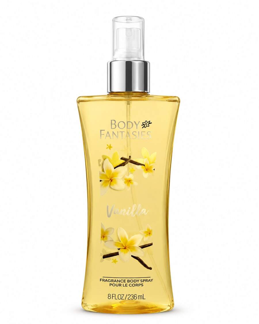 Body Fantasies Vanilla Fragrance Body Spray 8oz - 香草 - 查看 1