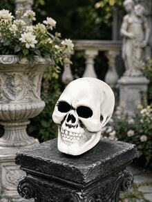 3 piezas / 1 paquete Estatua de calavera de resina de estilo moderno y lindo para decoración de Halloween, decoración del hogar de otoño, decoración de oficina, accesorios de escritorio de oficina - Varios estilos - Ver 8