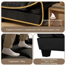Sofas & Couches - Black - View 4