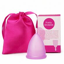 Reusable Menstrual Cup Set - The Most Reliable Medical Grade Silicone Period Cups - Comfortably Use For 12 Hours (Small & Large) - L - View 9