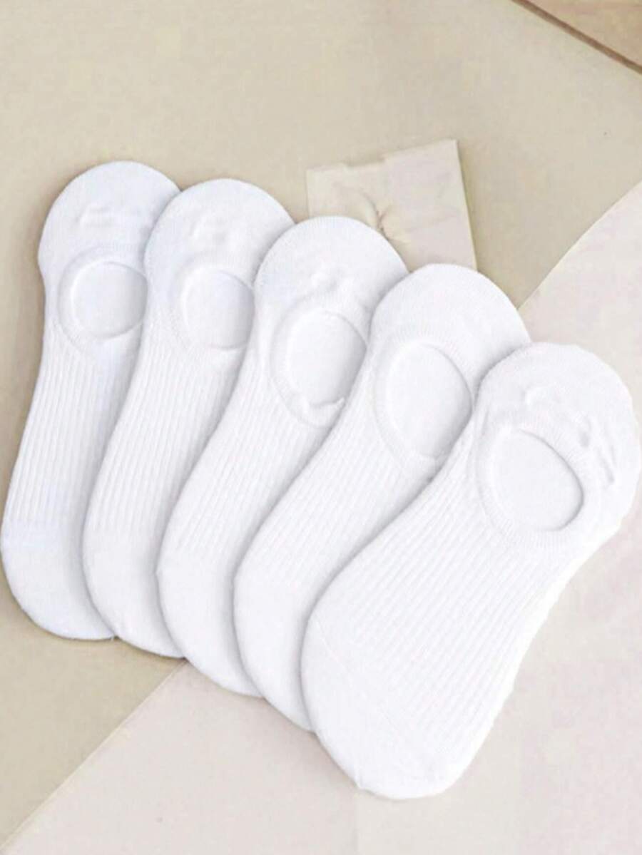 Women's Invisible Socks Suitable For Daily Wear - White - View 1
