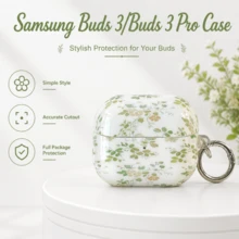 Fresh Floral Cluster 系列 Galaxy Buds 3 Pro 耳機保護殼,甜美少女風 - 彩色 - 查看 3