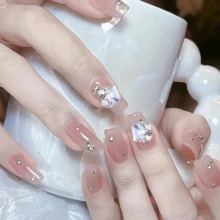 6-Grid Combination Nail Art Rhinestone Set, Luxury Sparkling 3D Crystal Mixed Sizes Nail Decor, Suitable For Nail Art Design And Decoration - Multicolor - View 7