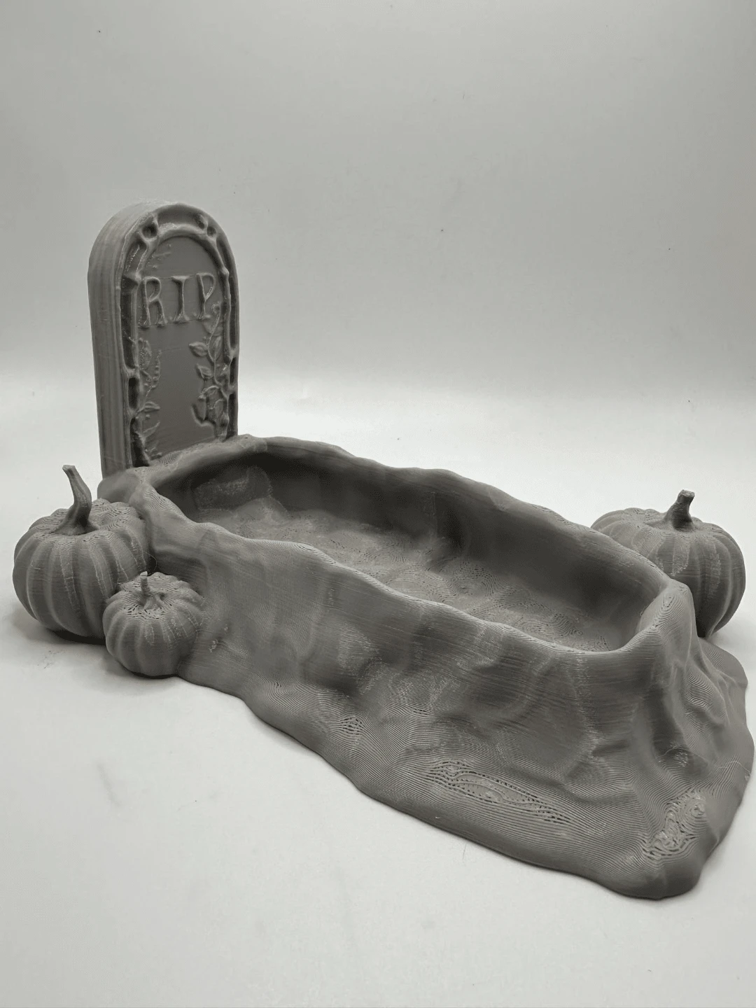 Graveyard Worm Feeder For Reptiles, Escape-Proof Feeding Bowl, Gecko Lizard Snake Feeding Dish, Terrarium Decor, Reptile Tank Accessories - Mealworm Feeder - Reptile Feeding Bowl - View 1