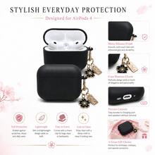 Minimalist Matte Transparent Soft Shell Earphone Protective Case, Compatible With AirPods 3rd Generation, Pro, Apple Wireless Bluetooth Earphones Protective Case 1/2 - Black - View 4