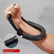 1pc Men's Wrist Strength Trainer, Spring Grip Exerciser For Forearm Workout Fitness Equipment - Multicolor - View 4