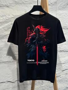 Gorilla Graphic T‑Shirt Oversized Streetwear Hip Hop Casual 100% Cotton Men Tee Animal Print Top Fashion Apparel Fan Merch 2026 - 黑色 - 查看 1