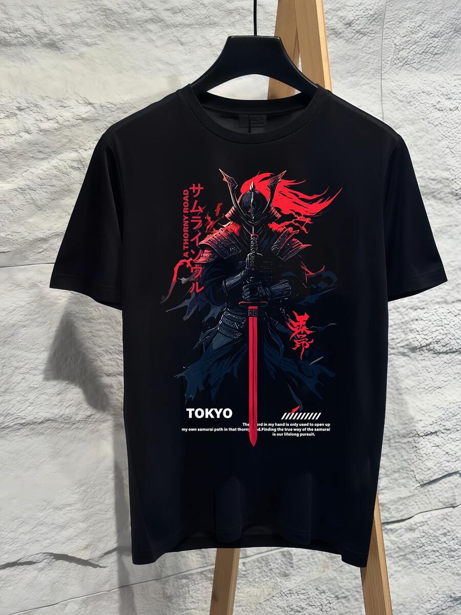 Gorilla Graphic T‑Shirt Oversized Streetwear Hip Hop Casual 100% Cotton Men Tee Animal Print Top Fashion Apparel Fan Merch 2026 - 黑色 - 查看 1