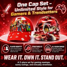 Roblox 1PC Baseball Cap Driver Hat Baseball Cap Game Peripheral Five-Color Starry Sky Hat Baseball Cap Flat Brim Cap Unisex Baseball Cap Adjustable Back Buckle UV Protection Gamer Gift - Girl Hat - View 1