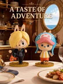 THE MONSTERS X One Piece Series Blind Box Collectible, Classic One Piece Anime Figure Display, Mystery Unboxing, Labubu Anime Figure Statue Blind Box, Birthday And Christmas Gift - Multicolor - View 7