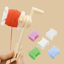 Multi-Quantity Plastic Hard Thread Winding Boards, Cross Stitch Embroidery Thread Winding Cards, Handmade Sewing Embroidery DIY Thread Organization Storage Spools, White Transparent Home Embroidery Thread Classification Storage Accessories - Multiple Styles - View 4