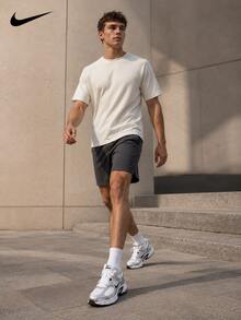 Nike New Men's Mesh Chunky Sneakers, Simple, Casual, Breathable Running Shoes - White/Gray - View 3