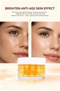 COSMI MILANO Face Cream 50ml Korean Style Capsules Encapsulated Active Ingredients Vitamin C And Retinol, Antioxidant, Smoothing And Illuminating Action For The Skin Fights Blemishes And Signs Of Skin Aging Daily Back To School: Daily Care - With Vitamin C and Retinol Anti-aging & Illuminating - View 7