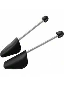 QKC 1 Pair Plastic Spring Shoe Stretchers, Plastic Shoe Lasts, For Shaping And Expanding Shoes - Black - View 2