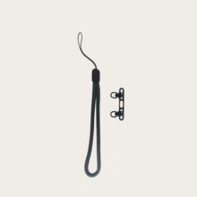 Side-Mounted Phone Lanyard, Metal Lanyard Clip, 360° Rotating, 304 Stainless Steel Material, Does Not Block Charging Port - Available In Dual-Clip And Single-Clip Versions (Phone Lanyard Color Randomly Shipped). - 1 - View 15