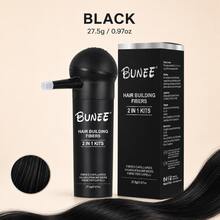 BUNEE Hair Thickening Fiber Powder 27.5g + Precision Applicator 2pcs Set, Multiple Colors Available, Suitable For Hairline, Parting And Crown Area - Multicolor - View 10