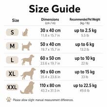 Plush Rectangular Pet Bed With Raised Rim, Dog Bed, Cat Bed, Soft Warm Long-Fur Sleeping Mat For Cats And Dogs, Cozy Indoor Cushion In Multiple Sizes - Khaki - View 2