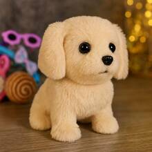2025 New Toy Dog Retriever - Cute And Cuddly Electric Toy That Can Walk, Twist And Bark, Play With Your Children, Interactive Pet Suitable For Christmas And Birthday Gifts For Boys And Girls - 棕色 - 查看 10