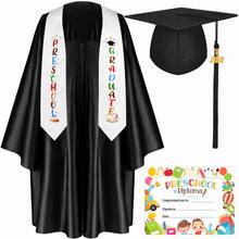 2026 Kindergarten Graduation Gown Set, Includes 2026 Tassel And Diploma, Suitable For Children, Boys And Girls, Friends, Students To Take Graduation Photos, Kindergarten Graduation Gift - View 1