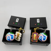 2pcs/Set Gantungan Kunci Tema Piala Dunia FIFA 2026, Gantungan Kunci Trofi Piala Dunia, Liontin Aksesori Piala Dunia, Kotak Hadiah Trofi Kecil, Gantungan Kunci Liontin Ransel, Dekorasi Eksklusif untuk Penggemar, Hadiah untuk Wanita/Pria - Piala Dunia - View 2