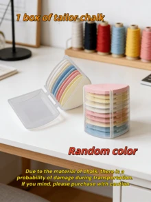 Tailor's Chalk Fabric Marking Chalk Sewing Tools Marking Chalk With Storage Box For Sewing Marking (10pcs) - Colored Chalk - View 7