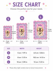 Personalized Pet 2D Flat Portrait Fridge Magnet, Customized Dog Cat Photo Magnetic Sticker, Pet Lover Gift, Pet Owner Gift, Dog Mom Magnet, Mother's Day Gift, Unique Pet Owner Gift, Home Kitchen Decor - Multicolor - View 9
