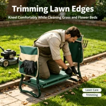 Knee Pads Tolls,Garden Kneeler And Seat Foldable Knee Protection Gardening Bench With Detachable Tool Bags Anti-Slip Soft Pad Multi-Purpose Garden Kneeling Chair For Weeding Planting - Garden Kneeling Pad - View 1