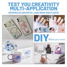 10 Sheets A4 Waterslide Decal Paper INKJET CLEAR 8.3*11.7 Inch Premium Water Slide Transfer Paper Transparent & Inkjet Printable, Suitable For Mugs, Tumblers, Glasses DIY - INKJET - View 5